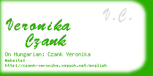 veronika czank business card